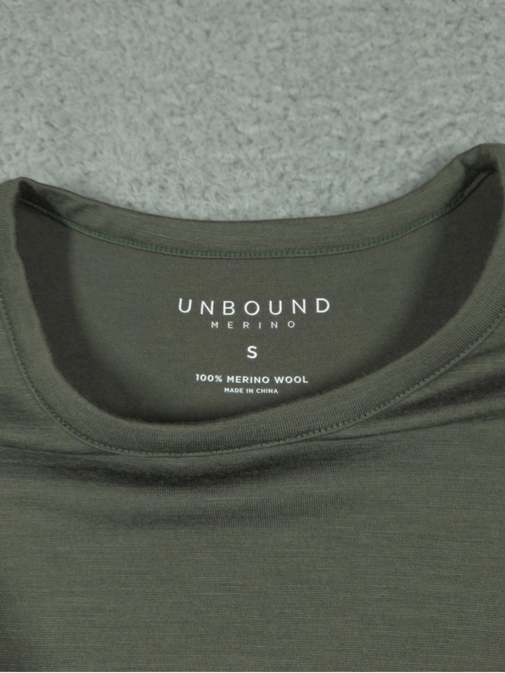 Women’s Long-Sleeve Crew Neck Shirt - Olive - Picture 3 of 7